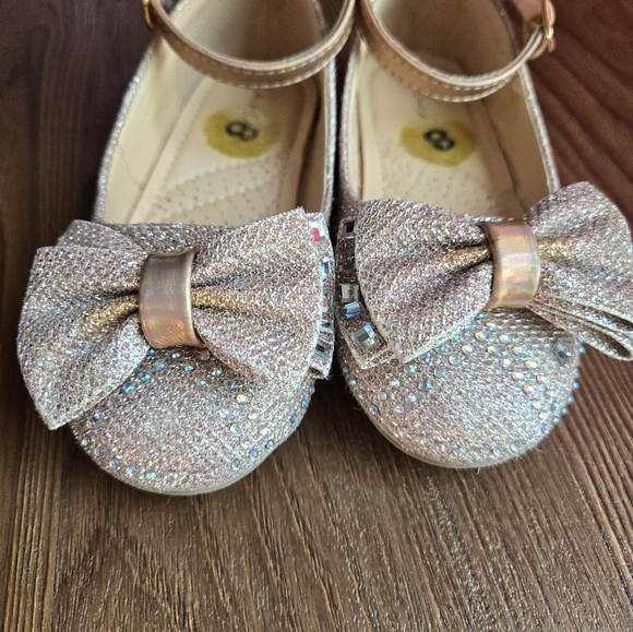Sparkle ballet flats for toddler size 8 - Picture 4 of 4
